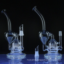 Glass Recycler Vapor Pipe for Wholesale with Sprinkler Perc (ES-GB-037)